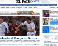 Barcelona – Manchester, el duelo digital El Mundo.es vs. El País.es